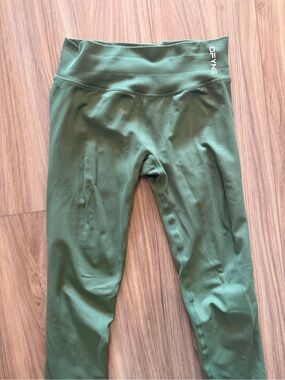DFYNE Olive Green Active Leggings